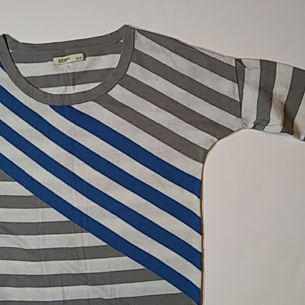 Old Navy Contrasting Stripe Tunic Sweater Dress - Picture 3 of 7